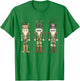 Old Camo Camouflage Nutcrackers Hunting Season Christmas T-Shirt - T-Shirt | Irish Green