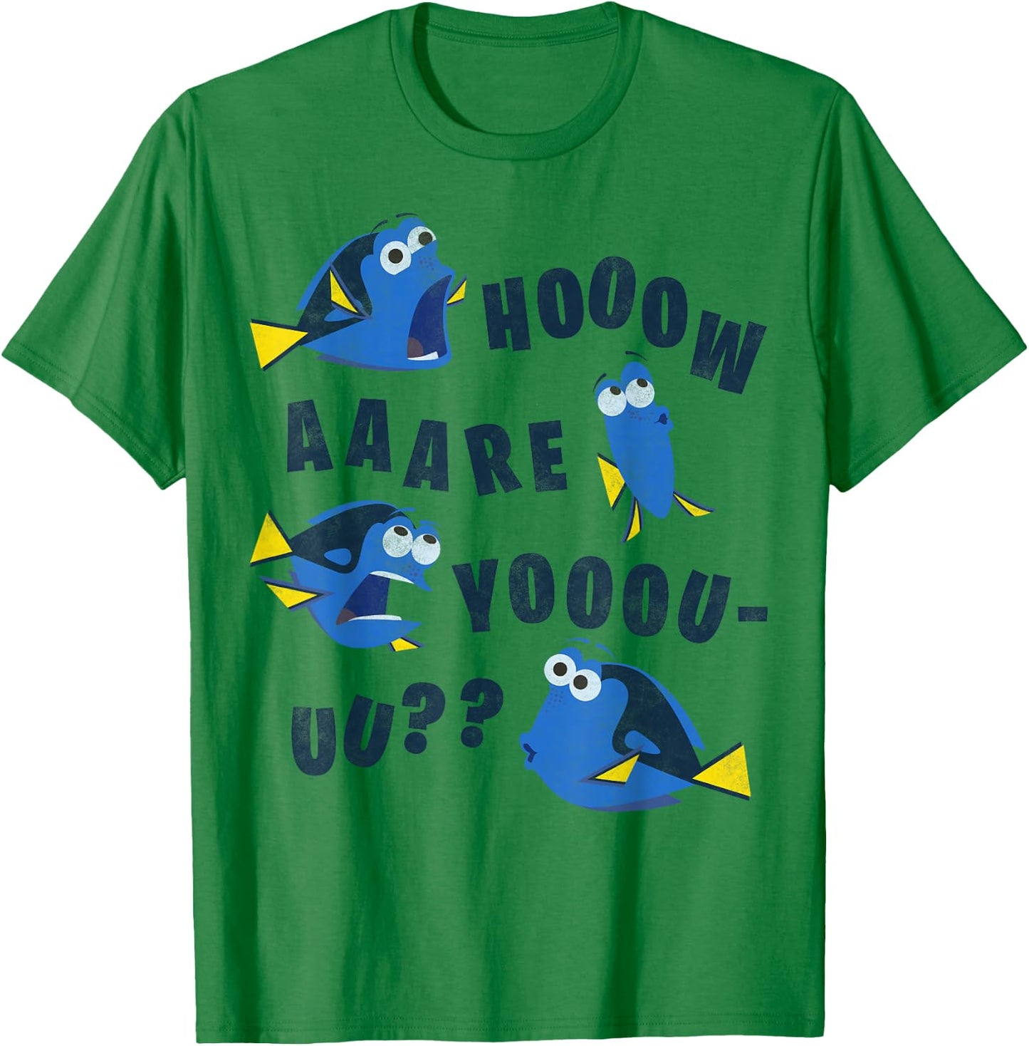 Disney Pixar Finding Dory How are You Graphic T-Shirt - T-Shirt | Irish Green