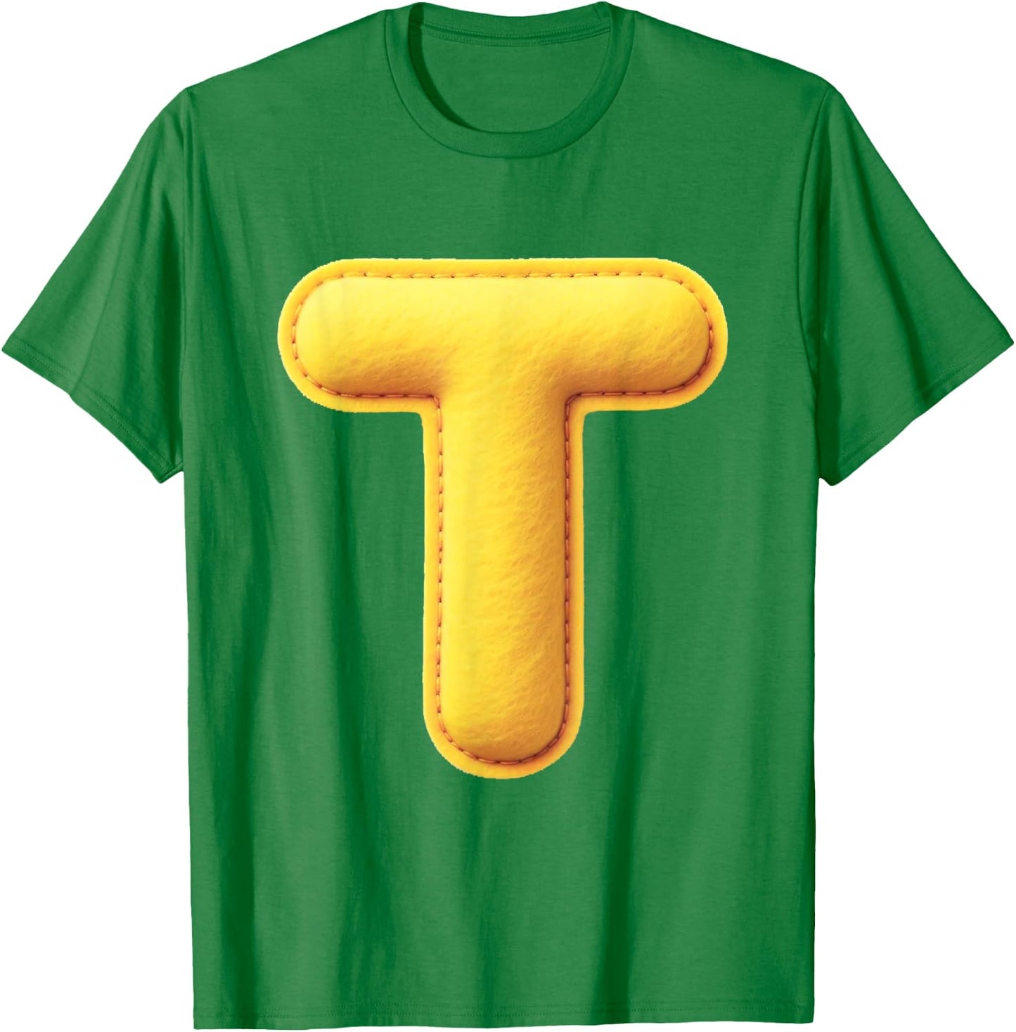 Letter T Funny Chipmunk Group Matching Thanksgiving Costume T-Shirt - T-Shirt | Irish Green