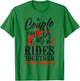 Classic Motorcycle Biker Couple Girlfriend Wedding Marriage T-Shirt - T-Shirt | Irish Green