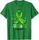 Support Squad Green Ribbon Butterfly Cerebral Palsy T-Shirt - T-Shirt | Irish Green