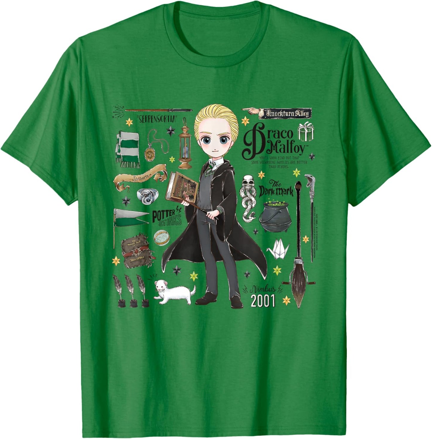 Harry Potter Everything that is Draco Malfoy T-Shirt - T-Shirt | Irish Green