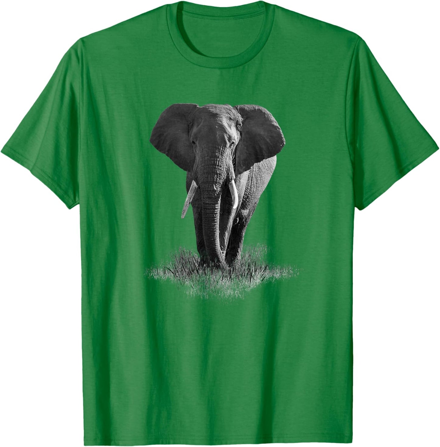Elephant Animal Art - Zookeeper Zoologist Save The Elephants , Small, White T-Shirt - T-Shirt | Irish Green