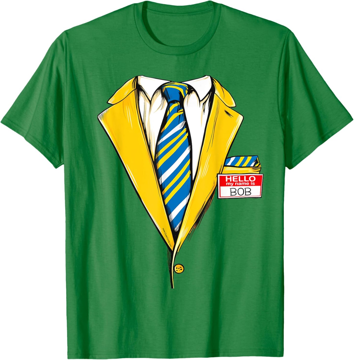 Yellow Bob Funny Halloween Costume Zombie Tuxedo Suit Tux T-Shirt - T-Shirt | Irish Green