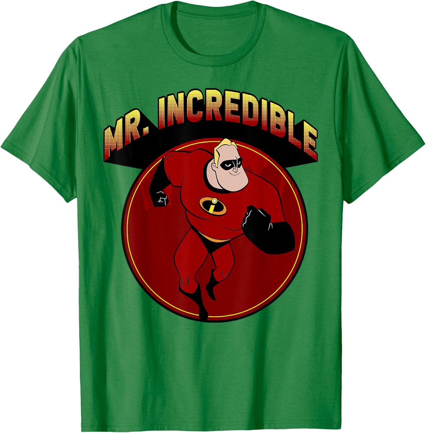 Disney Pixar The Incredibles Mr. Incredible Portrait T-Shirt - T-Shirt | Irish Green
