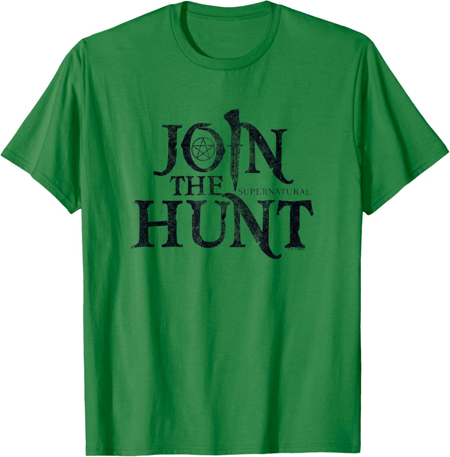 Supernatural Join the Hunt Logo T-Shirt - T-Shirt | Irish Green