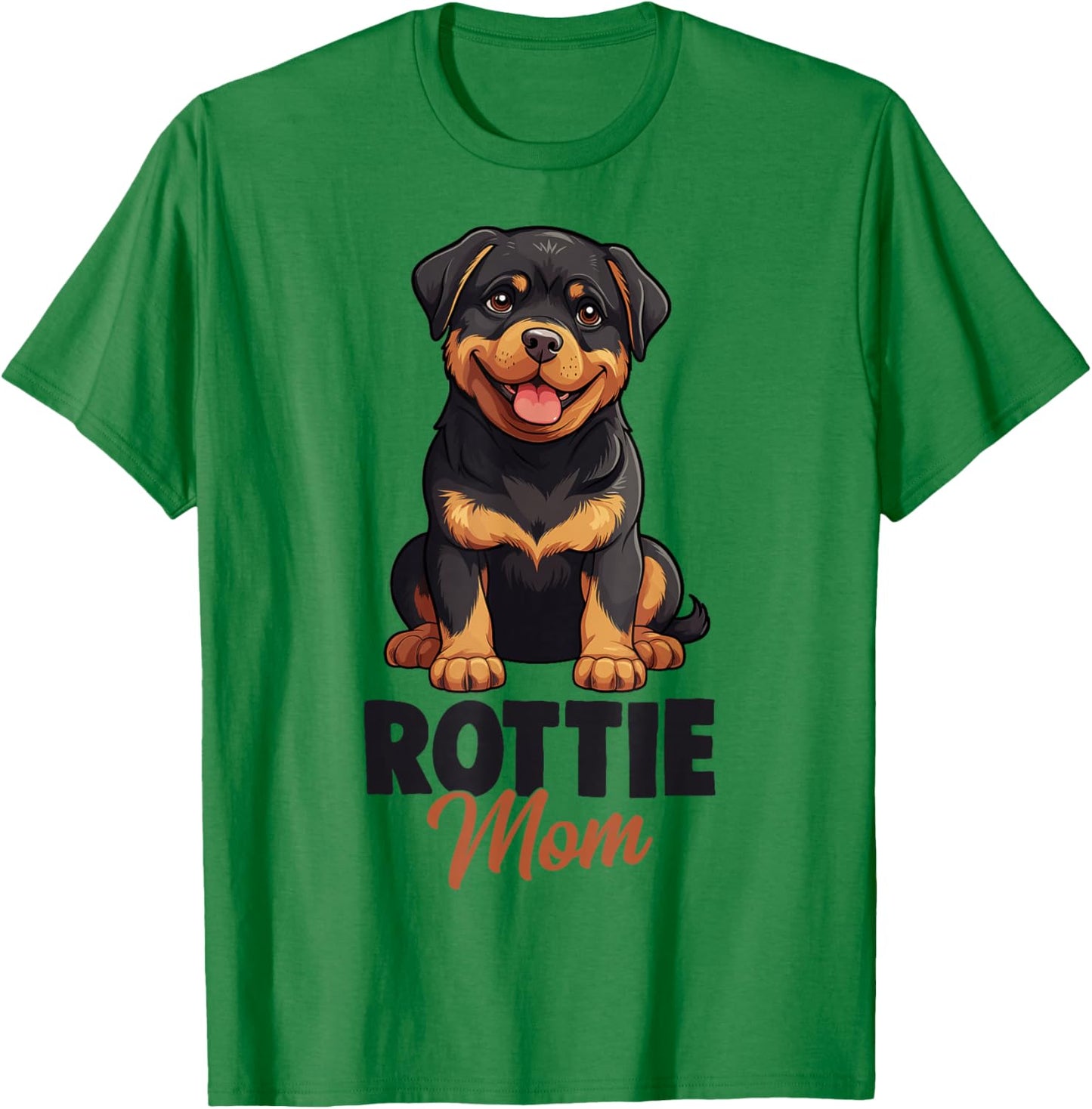 Rottie Mom Rottweiler Dog T-Shirt - T-Shirt | Irish Green