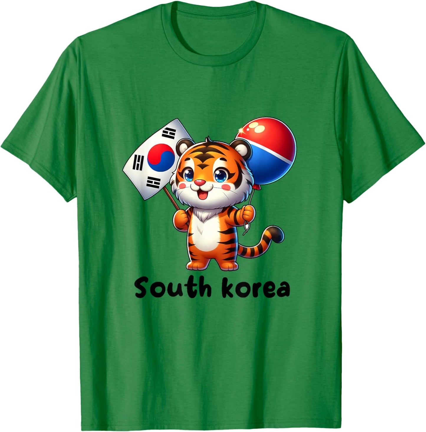 Südkorea Korea Flagge für Männer/Frauen/Jugendliche/Kinder T-Shirt - T-Shirt | Irish Green