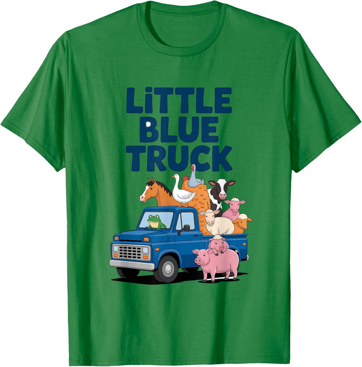 Little Blue Truck Shirt Toddler Animals Little Blue Truck T-Shirt - T-Shirt | Irish Green