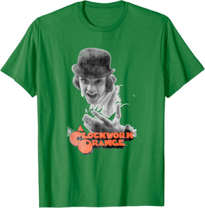 A Clockwork Orange Photo Alex T-Shirt - T-Shirt | Irish Green