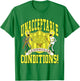 Adventure Time Lemongrab Unacceptable Conditions T-Shirt - T-Shirt | Irish Green