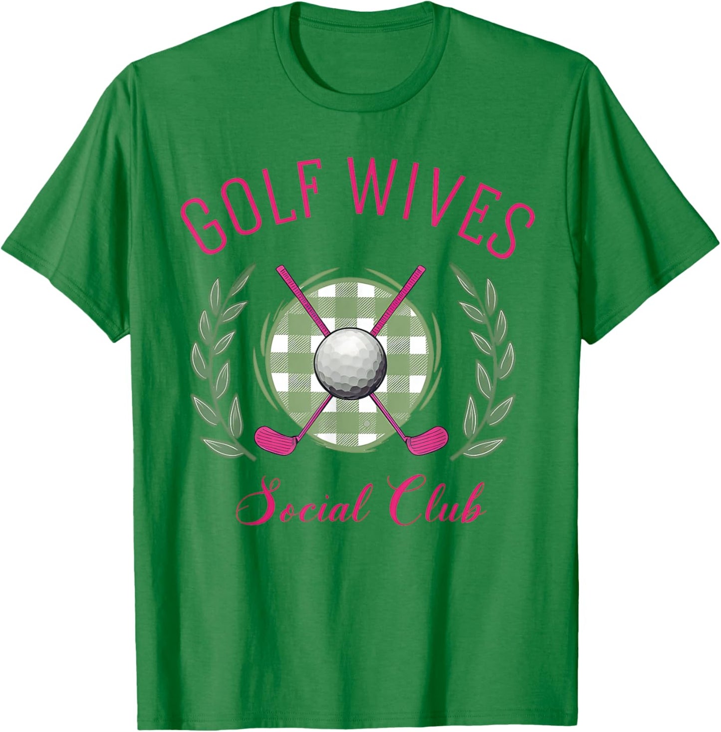 Golf Wives Social Club, Golf Babe, Cocktail Club T-Shirt - T-Shirt | Irish Green