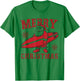 Merry Christmas Santa Claus Surfing Summer SurfBoard Beach T-Shirt - T-Shirt | Irish Green