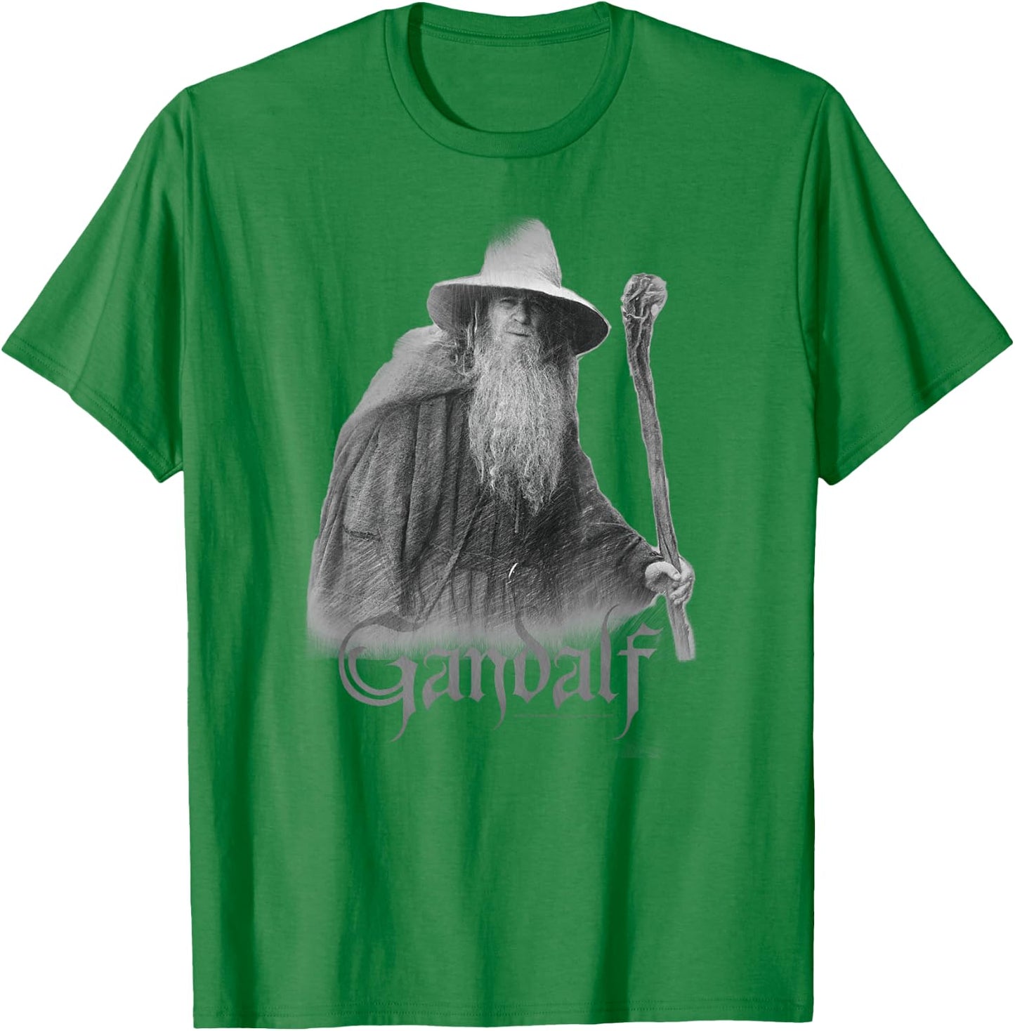 Lord of The Rings Gandalf The Grey T-Shirt - T-Shirt | Irish Green