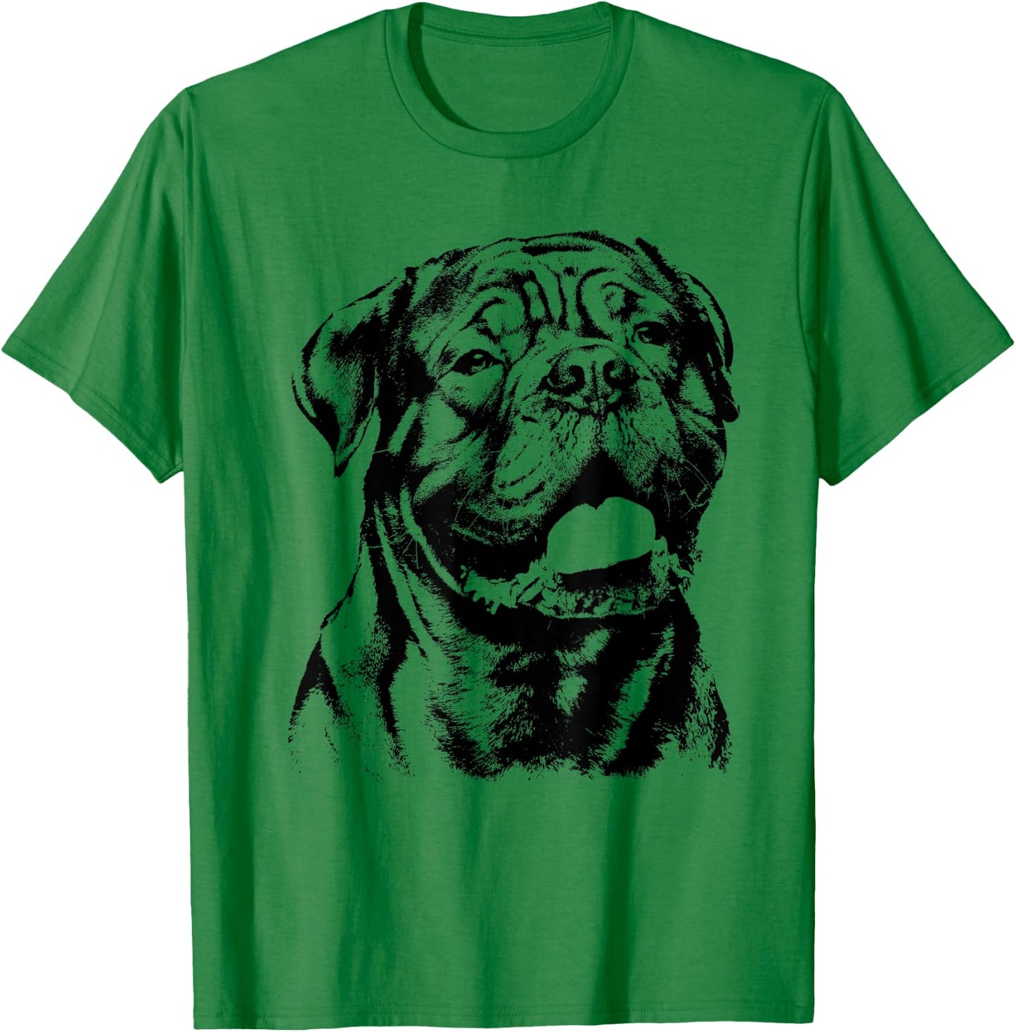 Bordeaux Dog - French Mastiff Men Women T-Shirt - T-Shirt | Irish Green