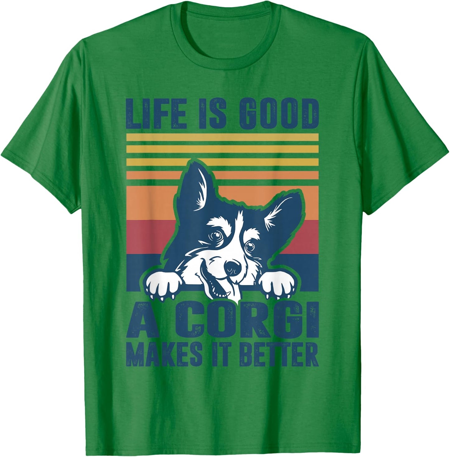 Corgi Dog Gifts for Corgi Lovers Men Women Corgi T-Shirt - T-Shirt | Irish Green