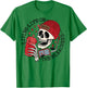 Living Life On the Bleachers Skeleton Mom Coffee Hockey Mama T-Shirt - T-Shirt | Irish Green