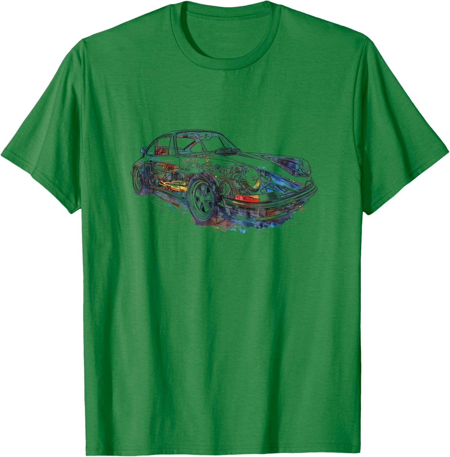 Vintage 911 Classic Sports Car T-Shirt - T-Shirt | Irish Green