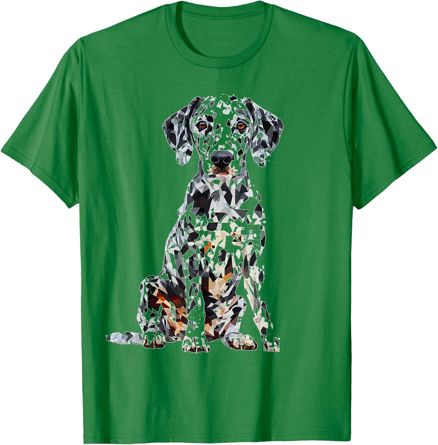 Dalmatian Dog Motif Pet Illustration Dalmatian Women Kids T-Shirt - T-Shirt | Irish Green
