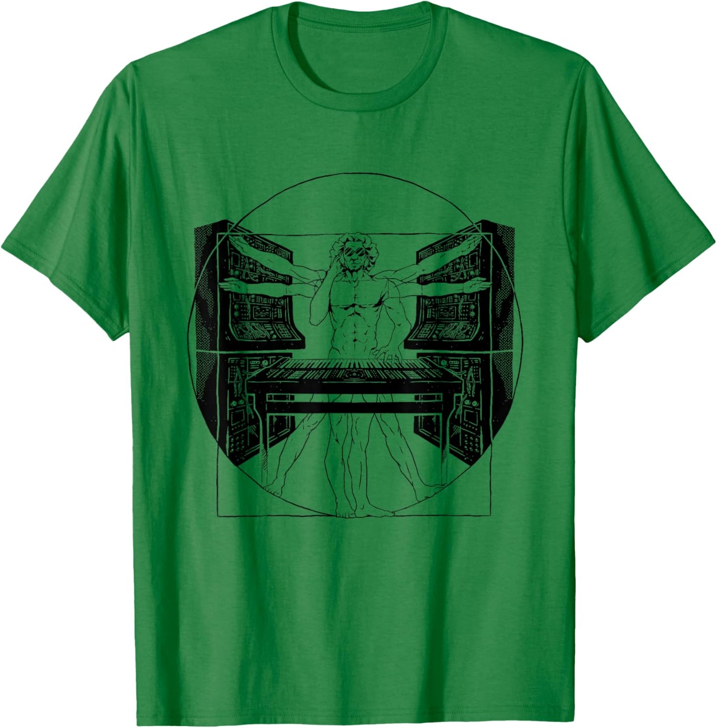Synthesizer Synth Techno Music Cool Synthesizer T-Shirt - T-Shirt | Irish Green