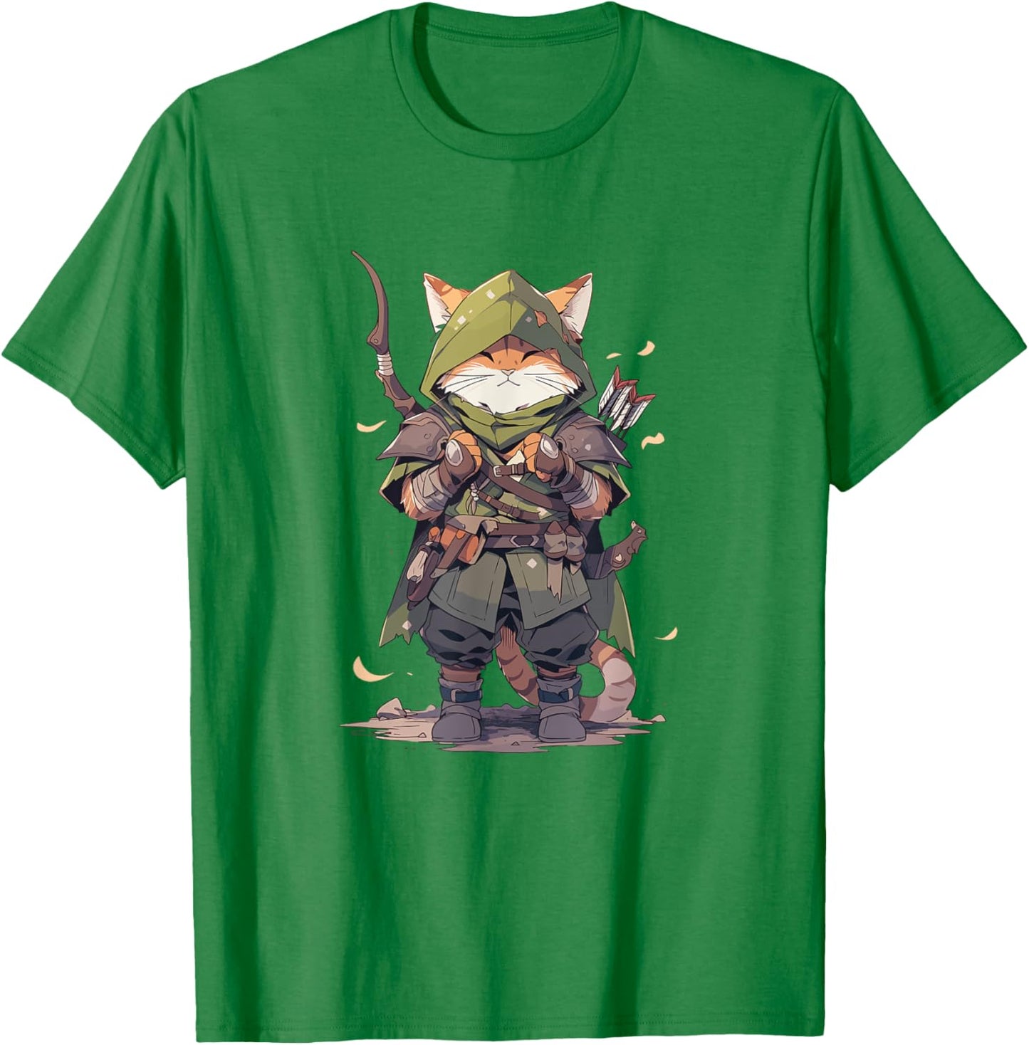 Happy Cat Ranger - Fantasy Men Women T-Shirt - T-Shirt | Irish Green