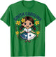 Cute South Carolina Girl in Palmetto Dress for Kids T-Shirt - T-Shirt | Irish Green