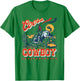 Vintage Cowhide Riding Coors Cowboys Western Country T-Shirt - T-Shirt | Irish Green