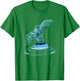 Marvel Comics Retro Classic Silver Surfer Illusion Big Logo T-Shirt - T-Shirt | Irish Green