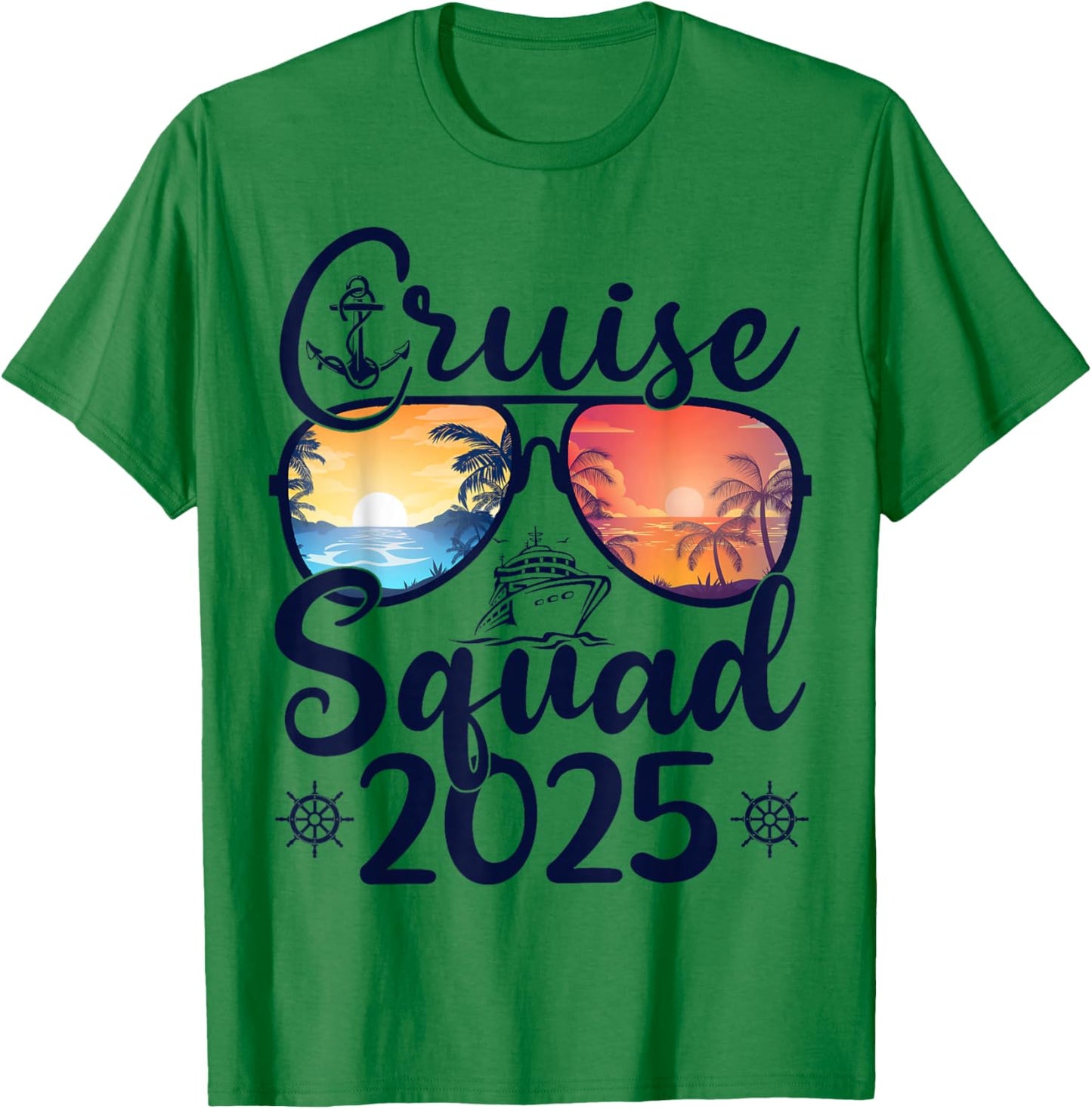 Cruise Squad 2025 Summer Vacation Matching Family Cruise T-Shirt - T-Shirt | Irish Green