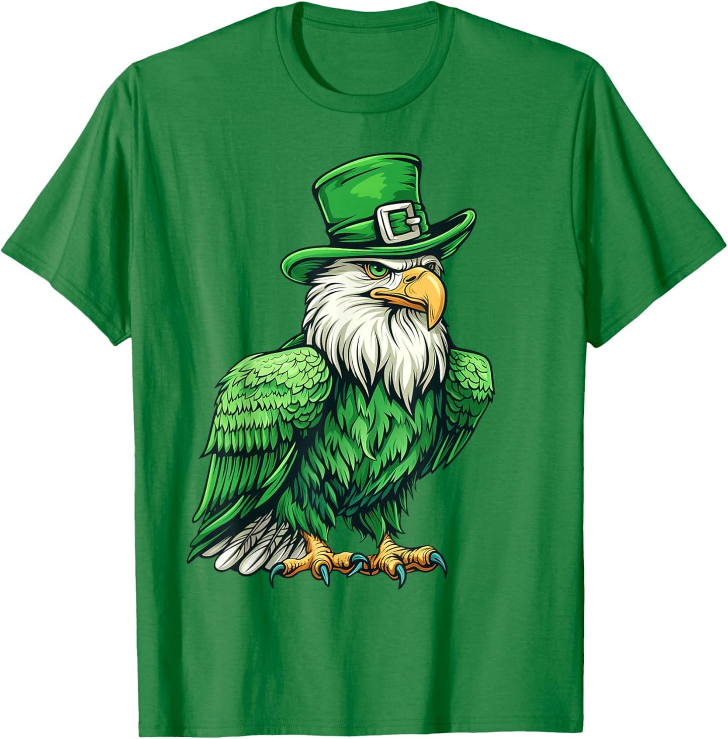 Eagle Shamrock Hat Saint Patricks Day Eagles Women T-Shirt - T-Shirt | Irish Green