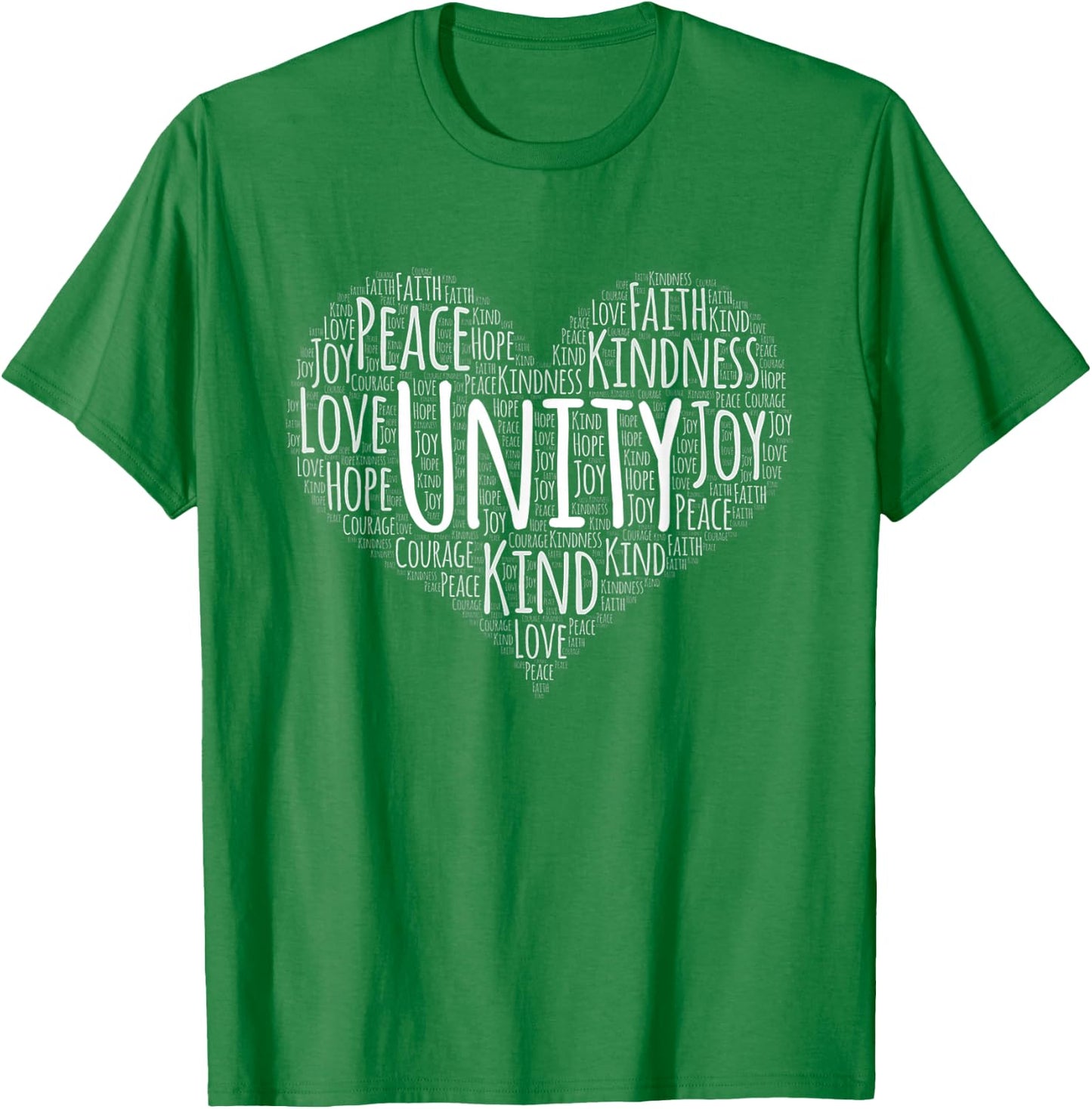 Unity Day Orange Heart Anti Bullying Gift T-Shirt - T-Shirt | Irish Green