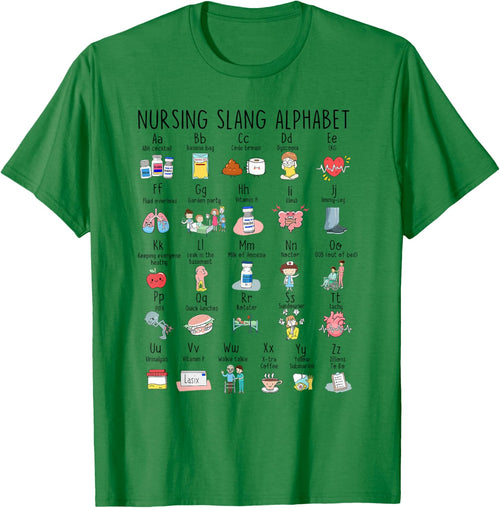 Cute Nursing Slang Alphabet Nurse Life Nursing RN ICU ER