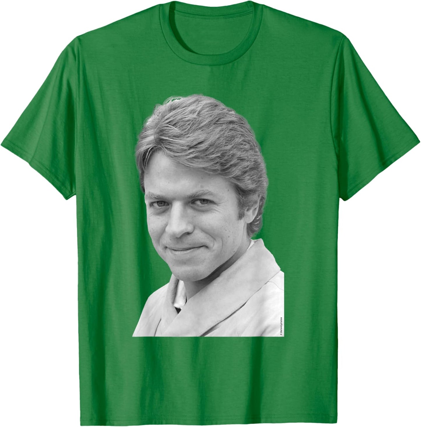 Robert Palmer Singer Portrait By Allan Ballard T-Shirt - T-Shirt | Irish Green