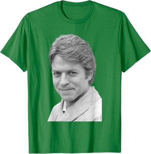 Robert Palmer Singer Portrait By Allan Ballard T-Shirt - T-Shirt | Irish Green