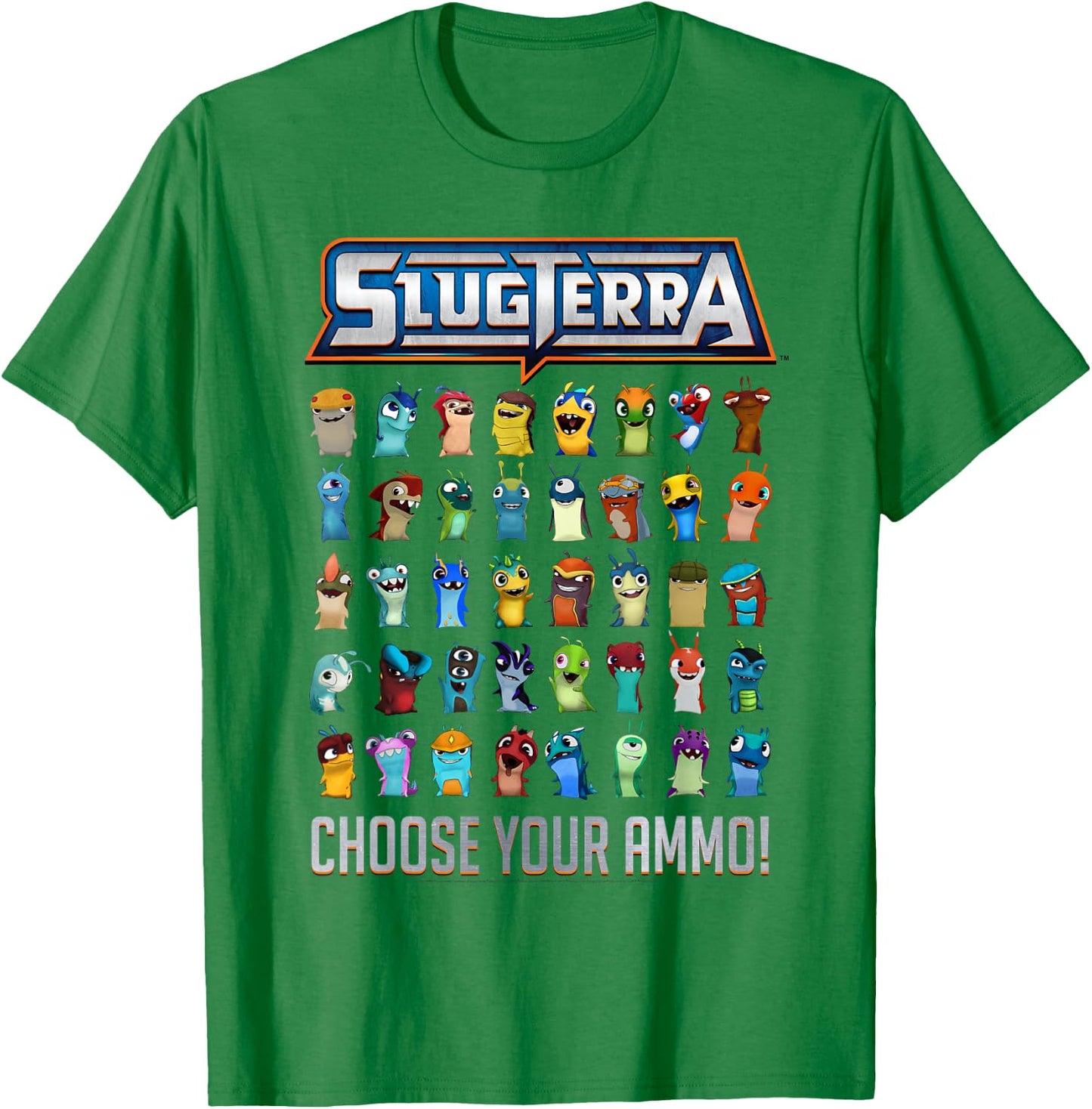 Slugterra - Choose Your Ammo T-Shirt - T-Shirt | Irish Green
