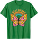 Stay Golden Butterfly Retro Vintage T-Shirt - T-Shirt | Irish Green