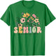Wildflower Senior Class Of 2025 Graduation Back To School T-Shirt - T-Shirt | Irish Green