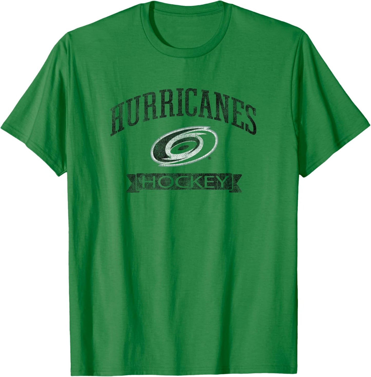 Carolina Hurricanes Vintage Hockey Red Officially Licensed T-Shirt - T-Shirt | Irish Green