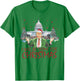 I'll Be Home For Christmas Funny Santa Trump Xmas Pajamas T-Shirt - T-Shirt | Irish Green