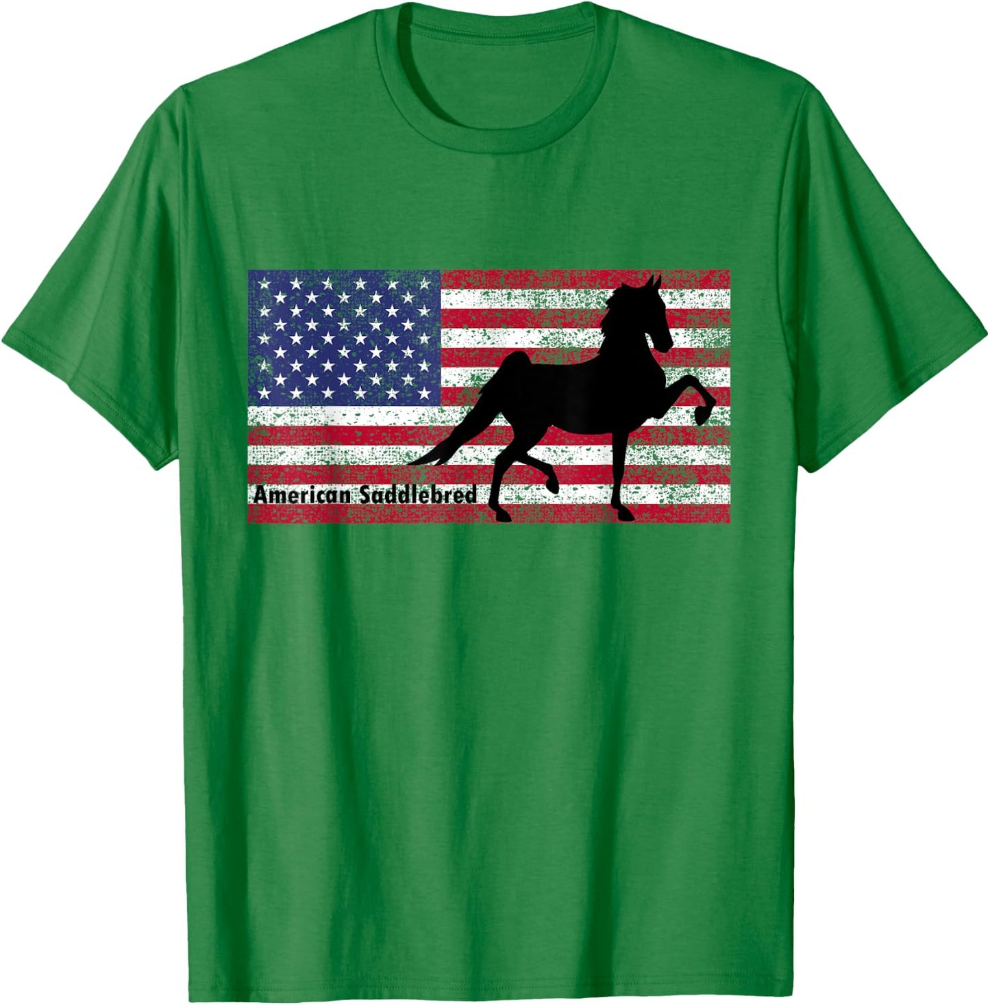 American Saddlebred Horse Training Gaited Horses Men T Shirt T-Shirt - T-Shirt | Irish Green