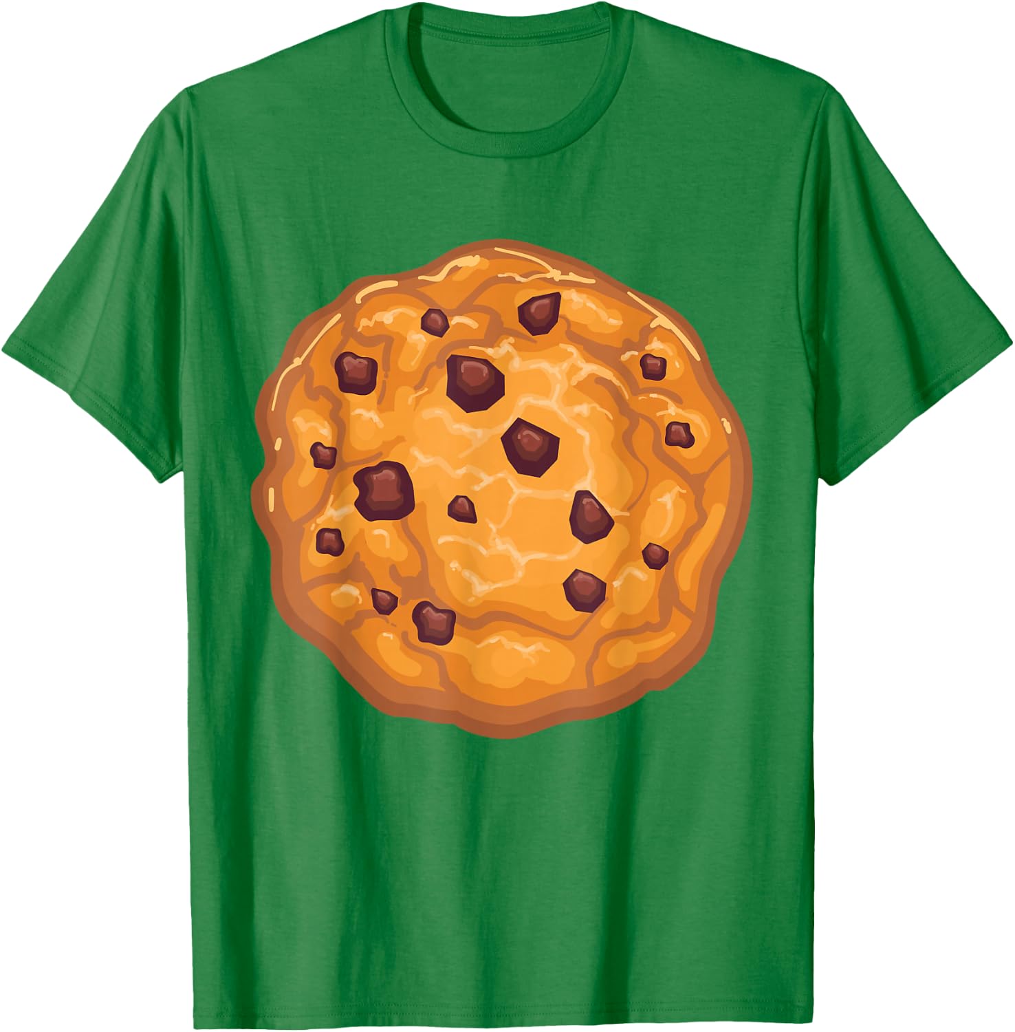 Cookie Shirt Adult Kids Chocolate Chip Cookie Costume T-Shirt - T-Shirt | Irish Green