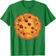Cookie Shirt Adult Kids Chocolate Chip Cookie Costume T-Shirt - T-Shirt | Irish Green