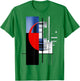 Geometric Illustration Art Abstract Drawing Motif Geometric T-Shirt - T-Shirt | Irish Green