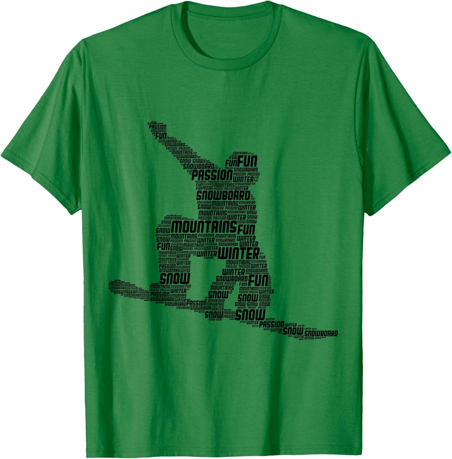 Snowboard Snowboarder Snowboarding T-Shirt - T-Shirt | Irish Green