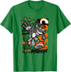 Crash Bandicoot Retro Vintage Crash Aku Aku Graffiti Poster T-Shirt - T-Shirt | Irish Green