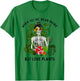 Skeleton Girl When You're Dead Inside But Love Plants T-Shirt - T-Shirt | Irish Green