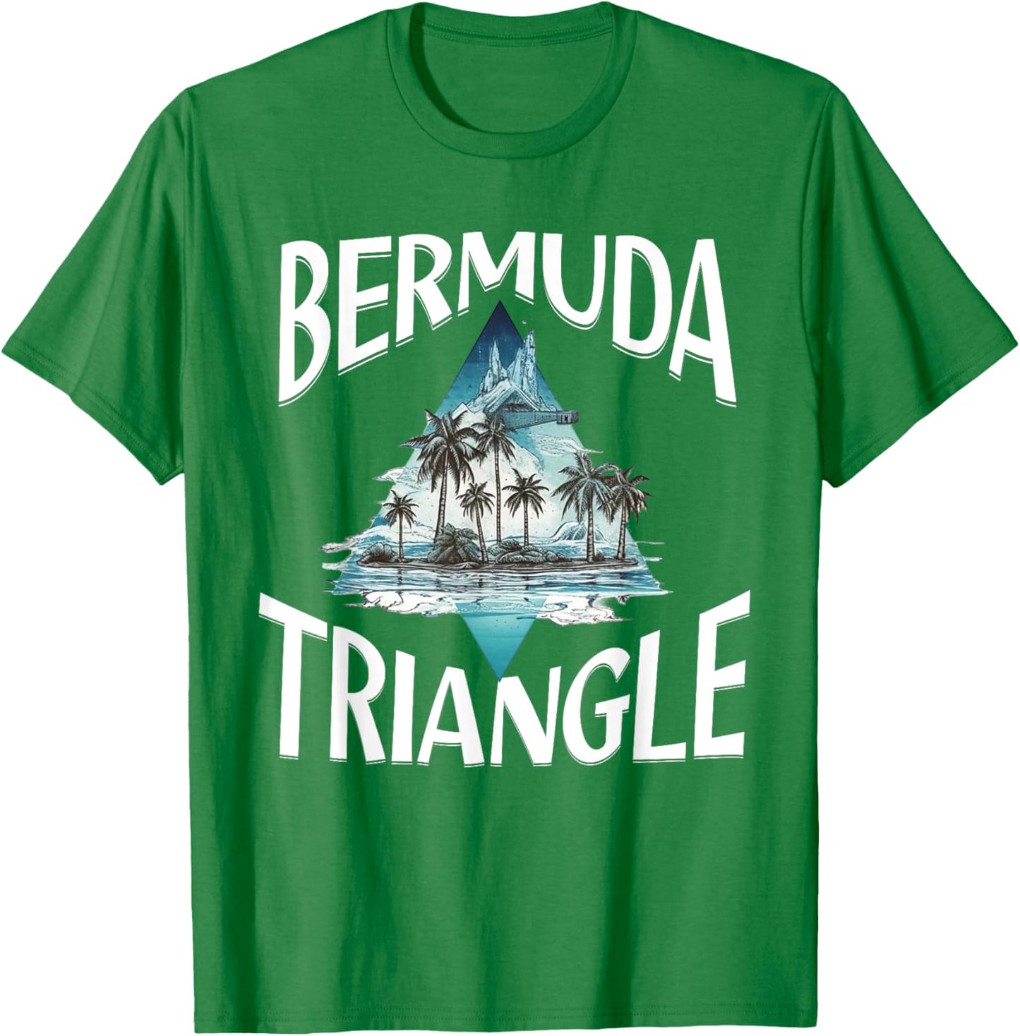 I Survived The Bermuda Triangle Funny Vacation Cruise T-Shirt - T-Shirt | Irish Green