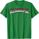 Vintage Alabama AL Sports Design Gifts Men Women Boys Girls T-Shirt - T-Shirt | Irish Green