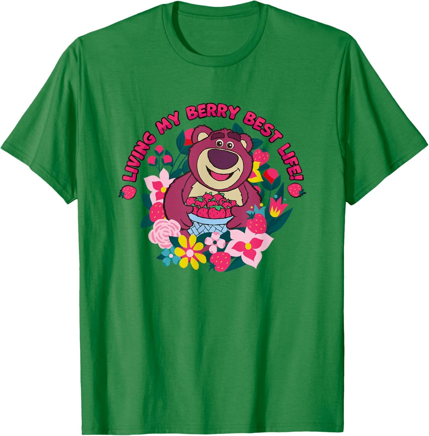 Disney & Pixar’s Toy Story Lotso Living My Berry Best Life T-Shirt - T-Shirt | Irish Green