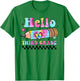 Hello 3rd Grade Leopard Tie Dye Back To School Third Grade T-Shirt - T-Shirt | Irish Green